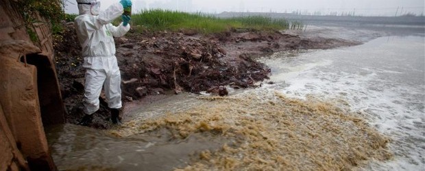 Environmental campaigners accused suppliers to major clothing brands including Adidas and Nike of poisoning China’s major rivers with hazardous chemicals linked to hormonal problems. Greenpeace said eight samples of wastewater discharge from two factories in the Yangtze and Pearl River deltas, identified as suppliers for the brands, contained “a cocktail of hazardous chemicals“. The Yangtze – China’s longest river – and the Pearl River Delta serve as a source of drinking water for about 67...