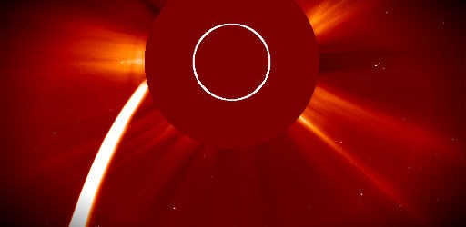 First video of Comet Lovejoy through the AIA telescope on @NASA_SDO First visual of Comet Lovejoy – watch here  UPDATE: 00:23     SDO has completed the off-point maneuver, is sending the images to the ground. Look for images in few minutes at ow.ly/80YFU  UPDATE 23:22 UTC   This comet is behaving just like a “typical” SOHO Kreutz comet, but on a much grander scale. The peak brightness was probably in the region of -3 to...