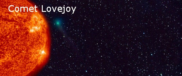 Comet Lovejoy (C/2011 W3) could become as bright as Jupiter or Venus when it “flames out,” the glare of the sun will hide the event from human eyes. Solar observatories in space, however, will have a grand view. Yesterday the brightening comet entered the field of view of NASA’s STEREO-B spacecraft. Reports are still coming in and the consensus seems to be that the comet is brightening!  It will be the brightest Kreutz-group comet that SOHO has ever...