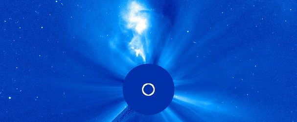 A Huge Magnetic Filament has lifted off the solar corona producing a spectacular eruption. This disturbance has an associated solar tsunami (Hyder Flare). Shortly after a significant halo coronal mass ejection (CME) was observed and it appears will have components heading earth’s way as the eruption was in an earth facing position with the majority of the mass heading east of the Earth, however this still may deliver a glancing blow to the earth on...
