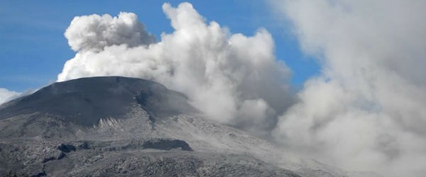 Nevado del Ruiz volcano, infamous for its deadly lahars, sprang to life in March 2012. Located in the Colombian Andes, the volcano was frequently active during the past 1,000 years, most recently in 2010. Observers first reported earthquakes near the volcano, followed by emissions of volcanic gases and small amounts of ash. By early June sulfur dioxide emissions had increased. Based on analysis of satellite imagery, the Washington VAAC reported that an ash plume drifted 40 km W. The VAAC also noted that...