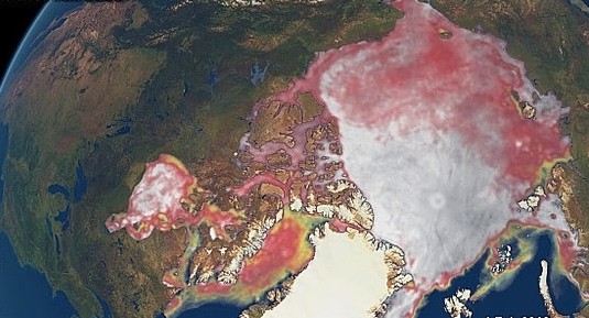 An international team of scientists led by University College London provided insight into decline of Arctic sea ice volume and generated estimates of the sea-ice volume for the 2010–11 and 2011–12 winters over the Arctic basin using data from ESA’s CryoSat satellite. According to the study, volume of Arctic sea ice had reduced by 36% during autumn and 9% during winter between 2003 and 2012. For the first time, it has been validated that volume of sea ice and its extent in polar region has declined substantially in tandem. Notably, there has been a constant downward trend in Arctic sea ice...