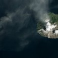 The number of small tremors and emissions of ash at Paluweh (also known as Rokatenda) volcano increased in October 2012, and continued into February 2013, probably indicating growth of the lava dome. After months of rumbling, an explosive eruption occurred on February 2 and 3, 2013. Satellite images show the path of a volcanic landslide, likely the remnants of a pyroclastic flow. A brand-new delta extends into the Flores Sea at the foot of the flow. Gray ash from the eruption covers the southern slopes of the peak. According to the Darwin Volcanic Ash Advisory Center (VAAC), Paluweh has experience minor ash and gas emissions almost daily since the...