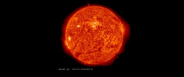 A weak interplanetary shock was registered by ACE spacecraft at 10:58 UTC on February 16, 2013. This event is not expected to bring widespread geomagnetic disturbances, however, it sparked aurora displays at very high latitudes. The Kp index is currently at 4, very close to minor geomagnetic storm level. Geomagnetic Sudden Impulse was observed at 12:10 UTC on February 16, 2013 with 10 nT Bz fluctuation.   ALERT: Geomagnetic K-index of 4 Threshold Reached: 2013 Feb 16 1730 UTC Synoptic Period: 1500-1800 UTC Active Warning: Yes Potential Impacts: Area of impact primarily poleward of 65 degrees Geomagnetic Latitude. Induced Currents –...