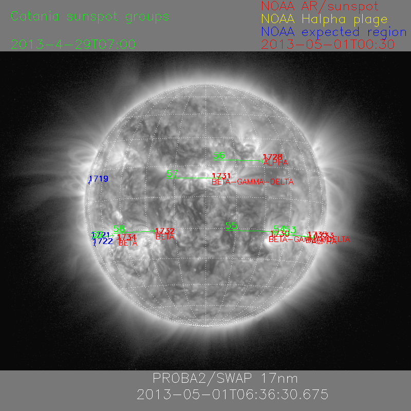 combimap800 sunspots classification may 1, 2013